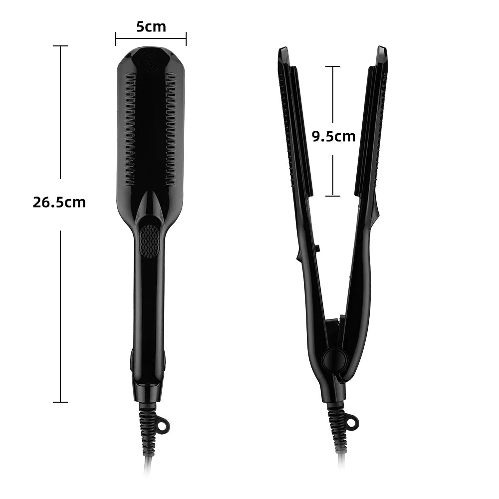 Professional Ceramic Hair Curler – Electric Crimper for Corrugated Waves & Styling