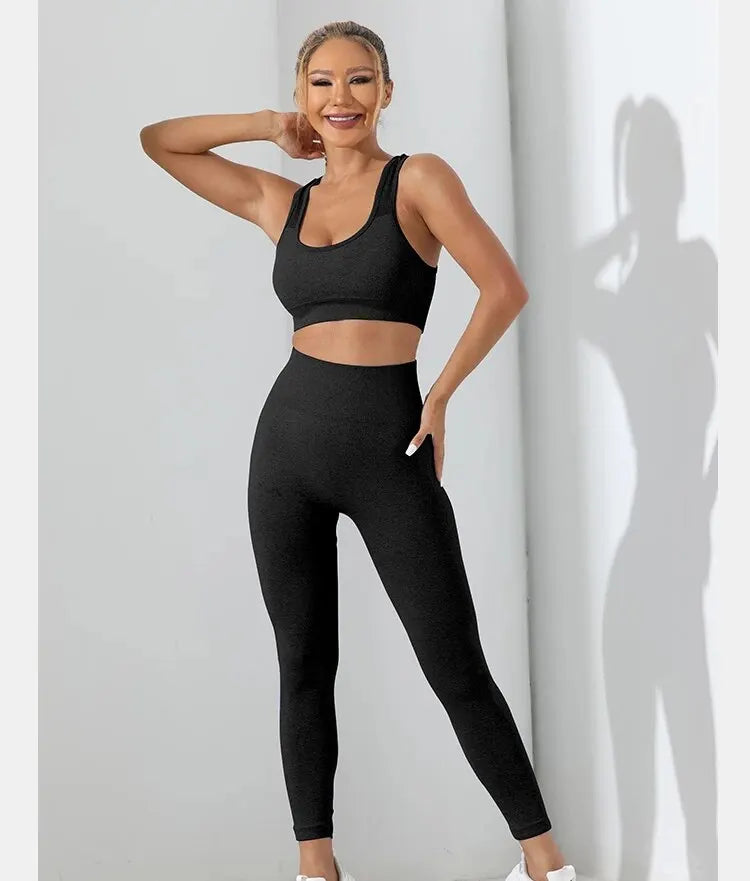 Seamless 2-Piece High Stretch Yoga Set