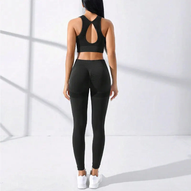 Seamless 2-Piece High Stretch Yoga Set
