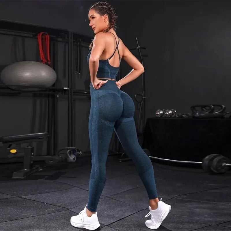 2-Piece Seamless Yoga Tracksuit Set