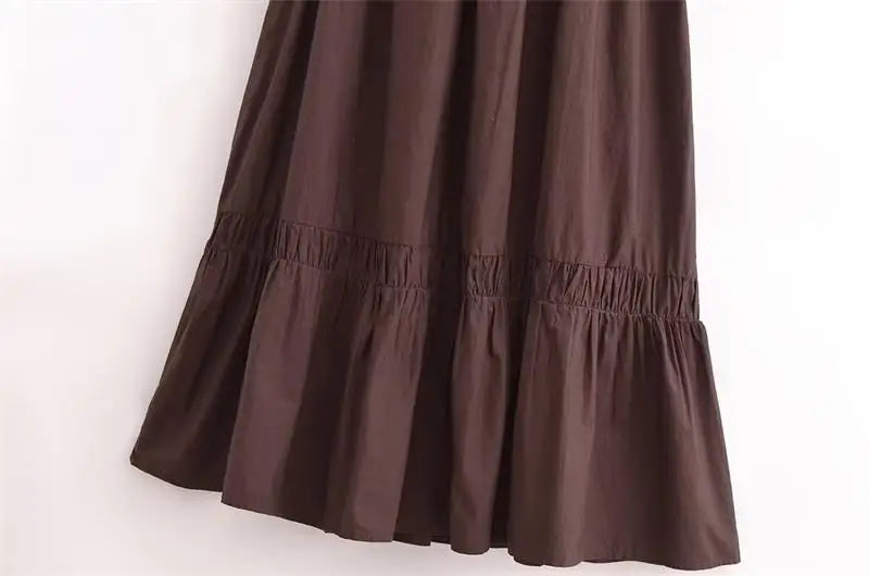Women’s Summer Tube Top Dress – Hanging Neck, Chic Holiday & Party Long Dress