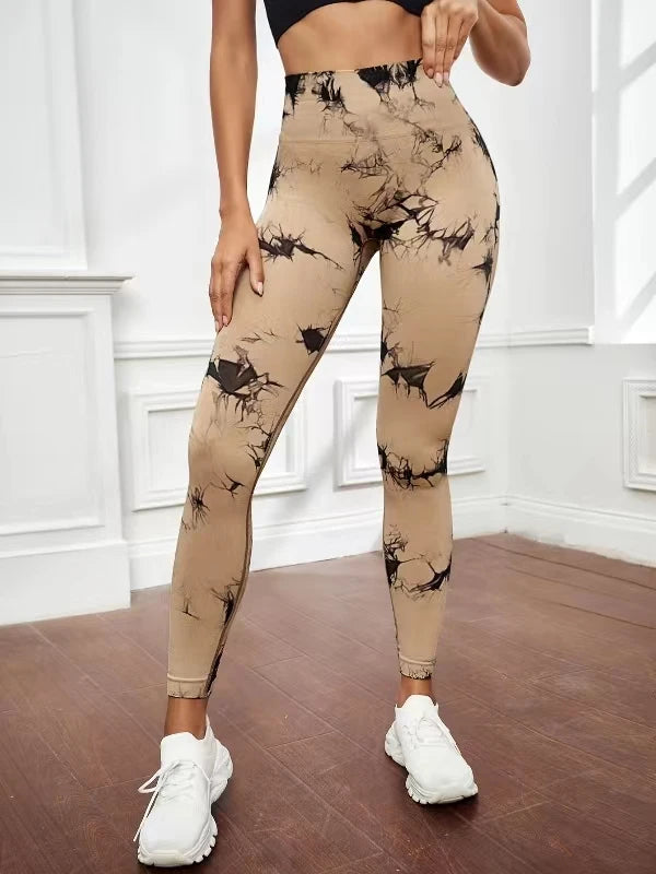 Women's Tie-Dye Push-Up Leggings