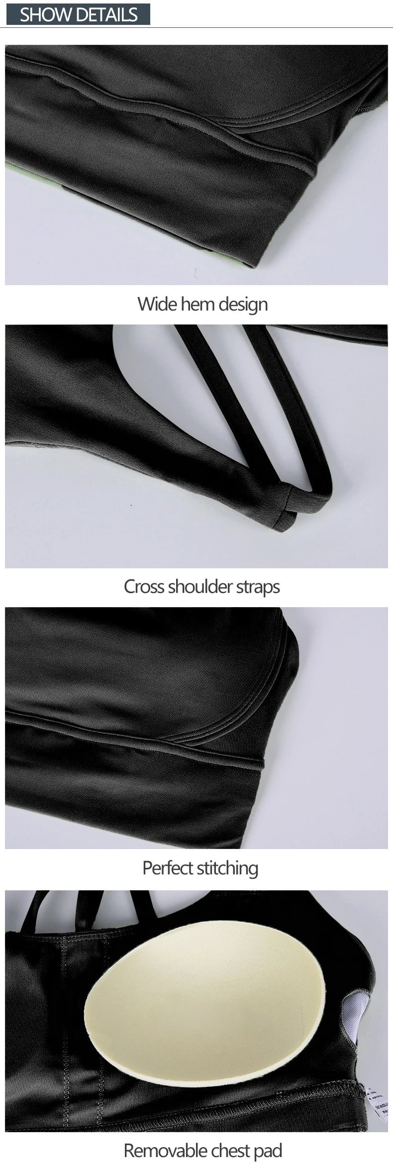 Women’s Racerback Sports Yoga Bra