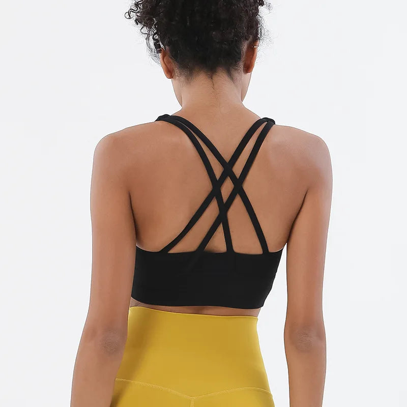 Women’s Racerback Sports Yoga Bra