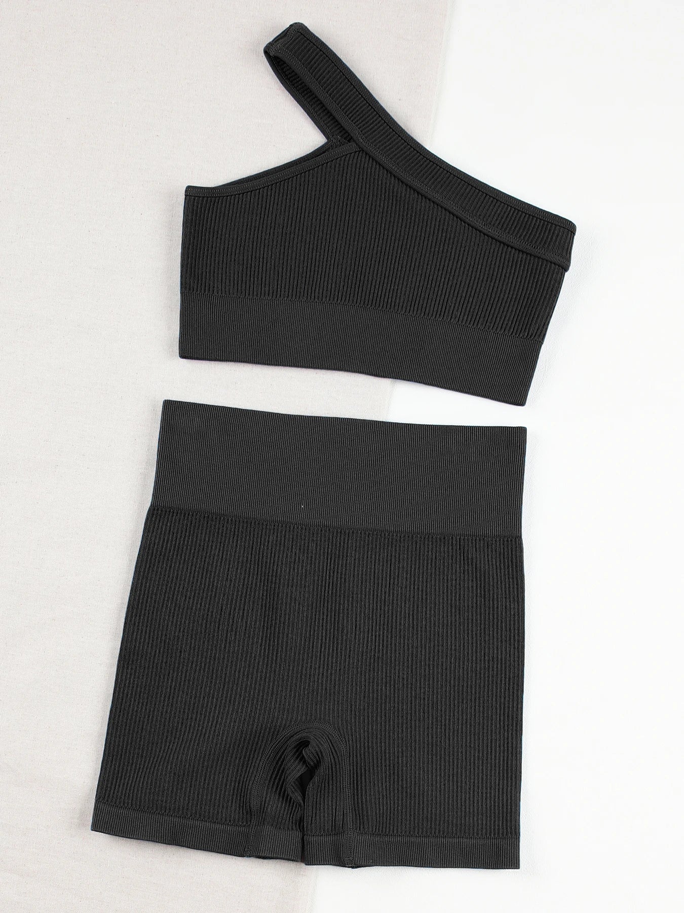 CHRLEISURE Seamless Ribbed Yoga Set
