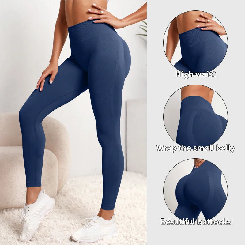 SleekFit High-Waist Seamless Leggings