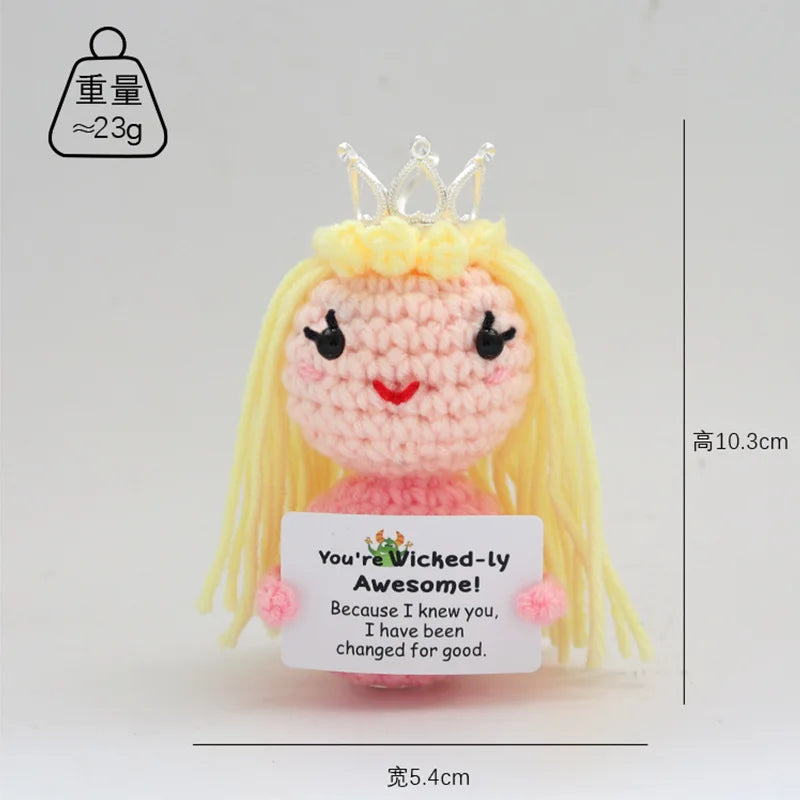 2025 Emotional Support Crochet Doll – Funny Gift & Decor