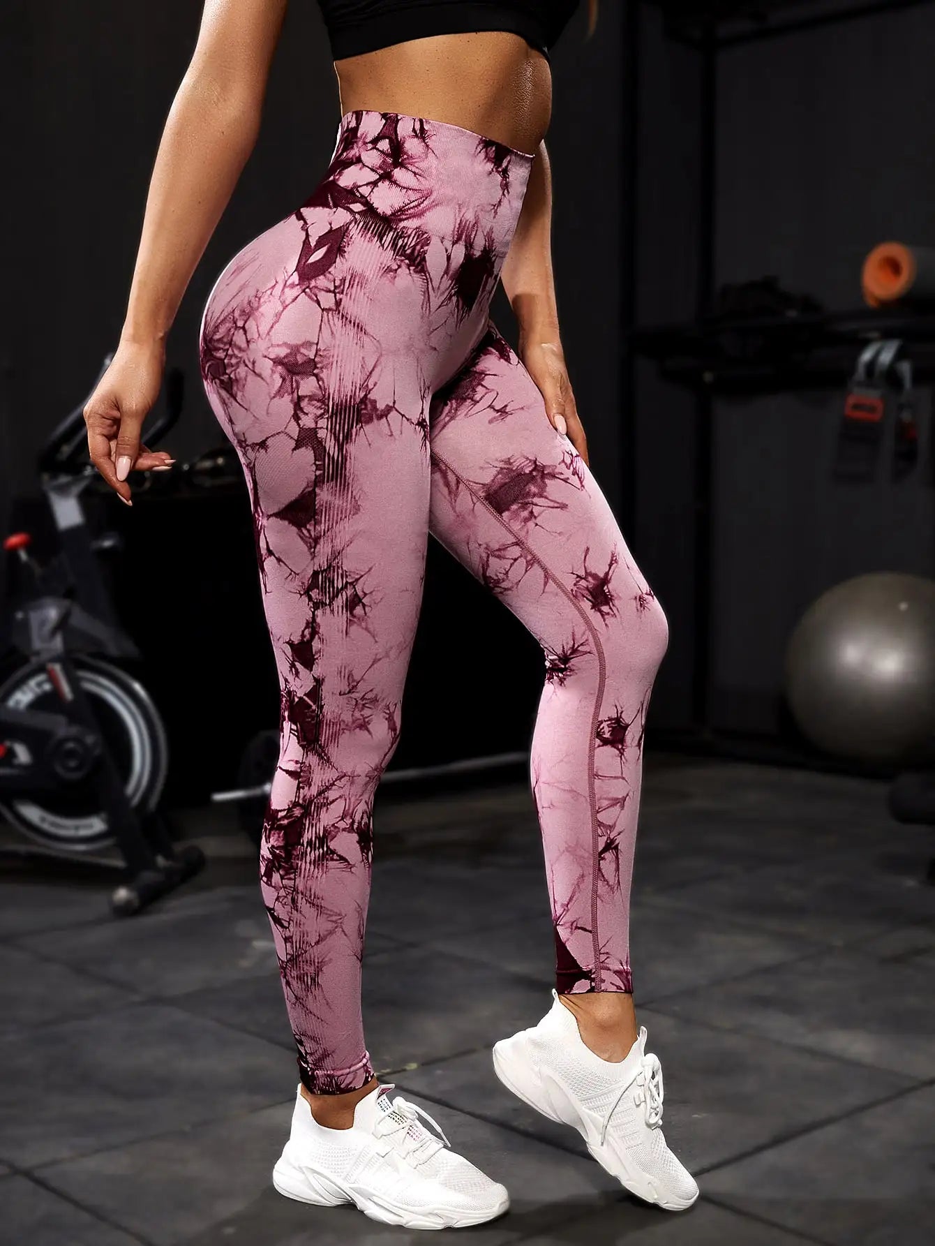 Women's Tie-Dye Push-Up Leggings