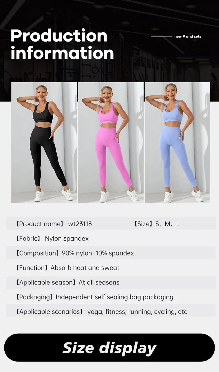 Seamless 2-Piece High Stretch Yoga Set