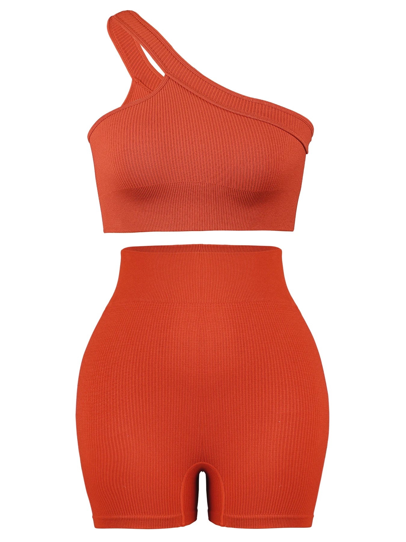 CHRLEISURE Seamless Ribbed Yoga Set