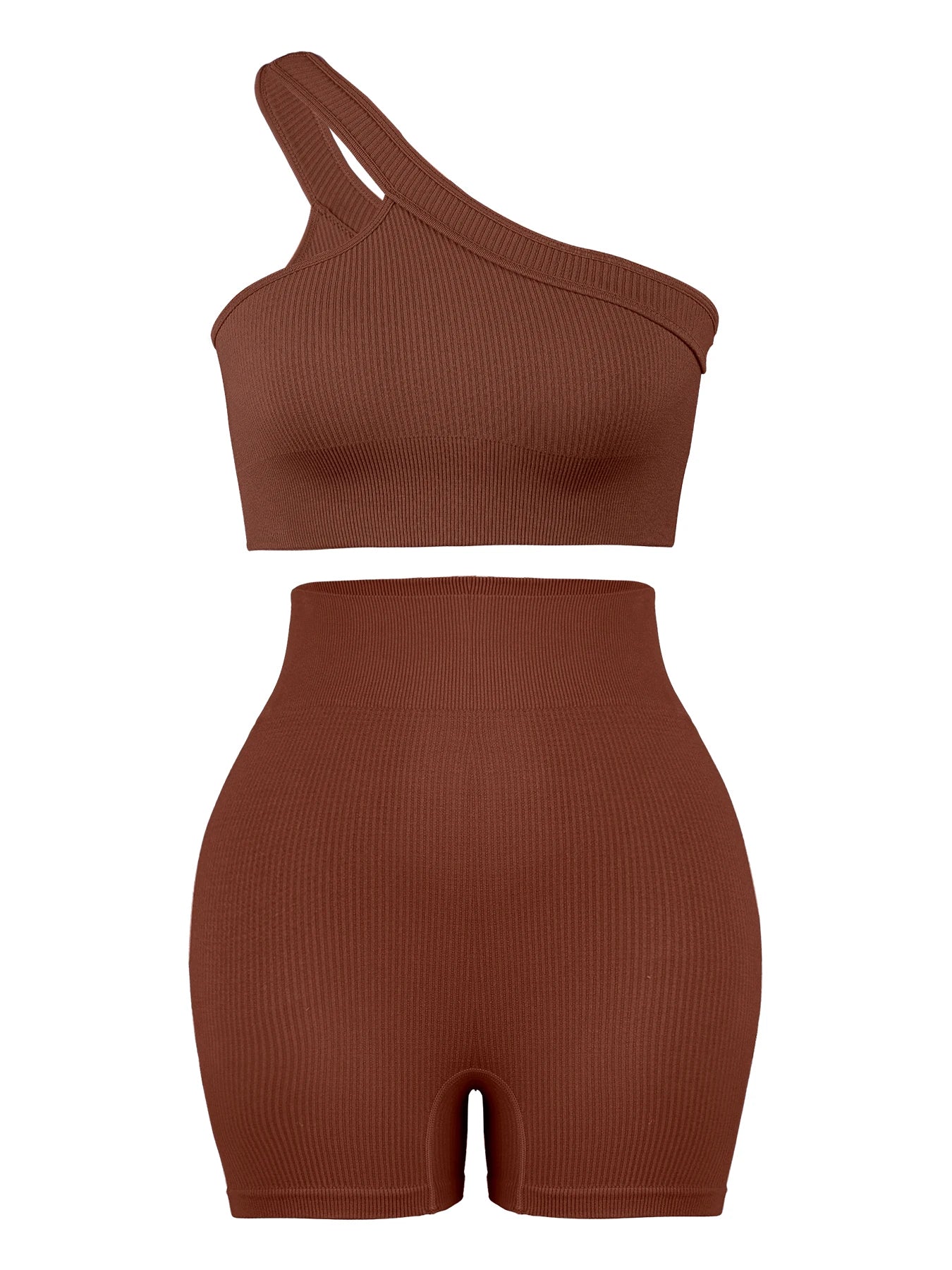 CHRLEISURE Seamless Ribbed Yoga Set