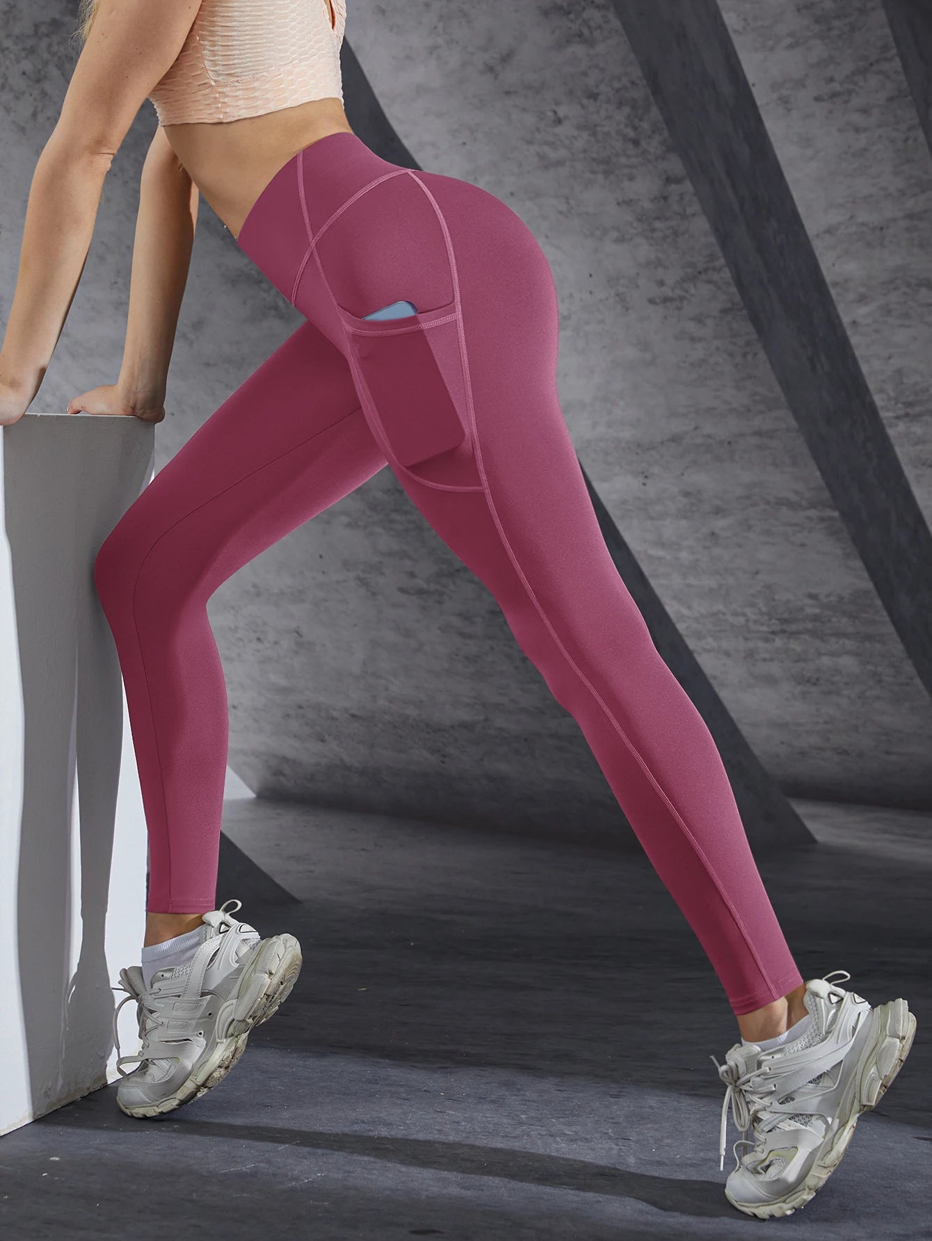 New High Waist Women's Leggings with Pockets