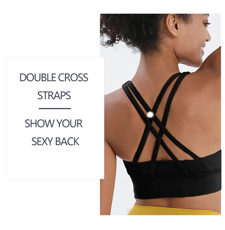 Women’s Racerback Sports Yoga Bra