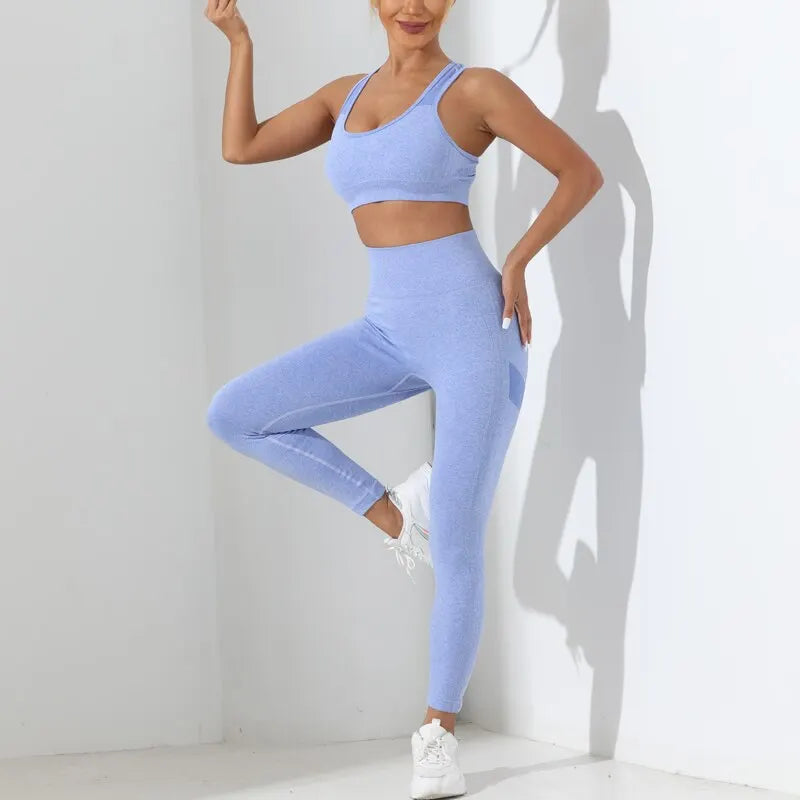 Seamless 2-Piece High Stretch Yoga Set