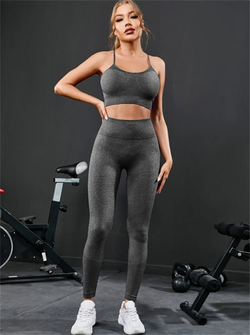 2-Piece Seamless Yoga Tracksuit Set