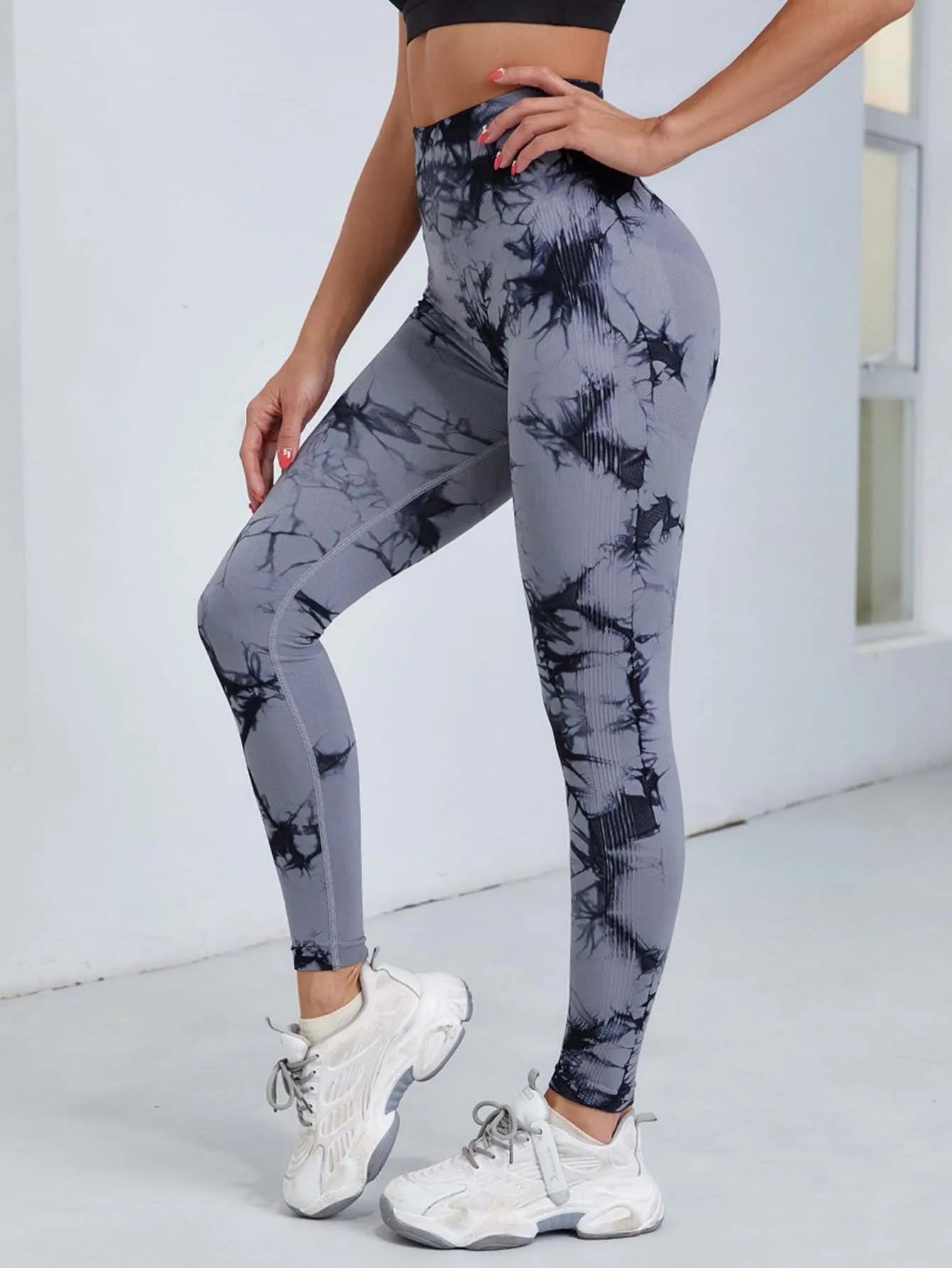Women's Tie-Dye Push-Up Leggings