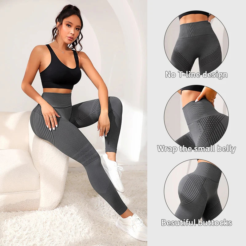 Women's High-Waist Butt-Lifting Sports Pants