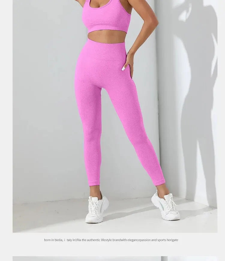 Seamless 2-Piece High Stretch Yoga Set