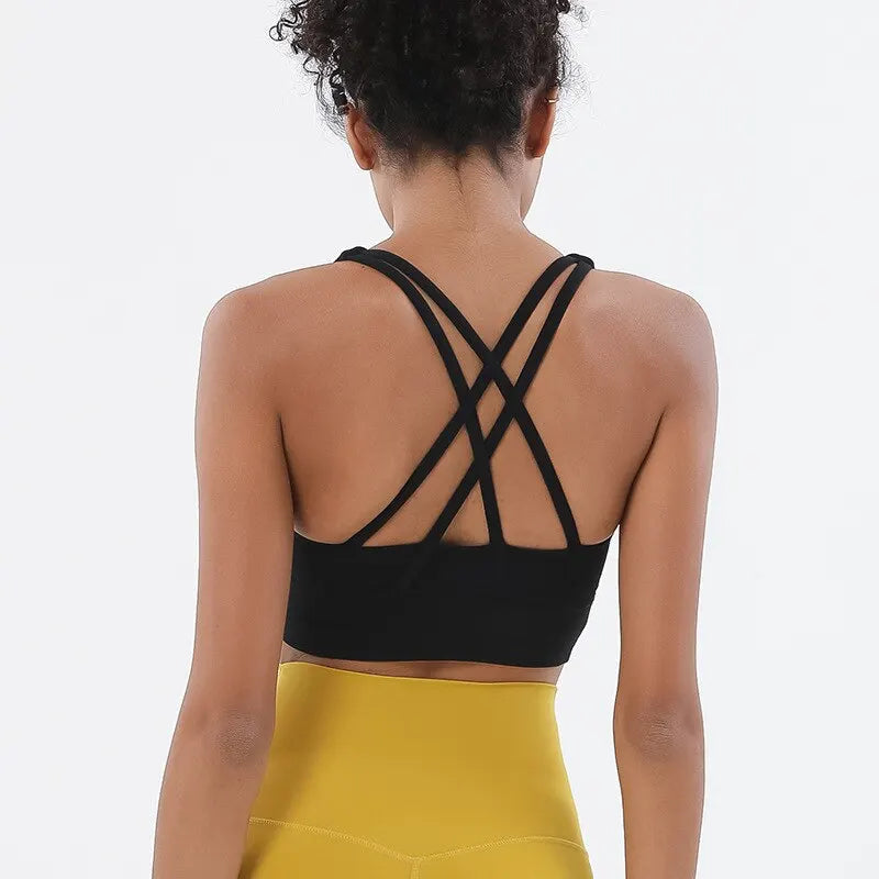 Women’s Racerback Sports Yoga Bra