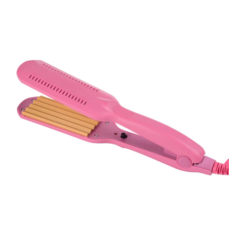 Professional Ceramic Hair Curler – Electric Crimper for Corrugated Waves & Styling