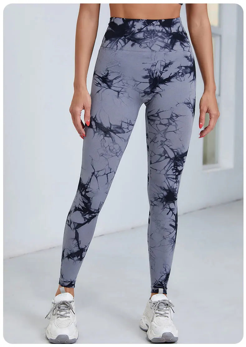 Women's Tie-Dye Push-Up Leggings