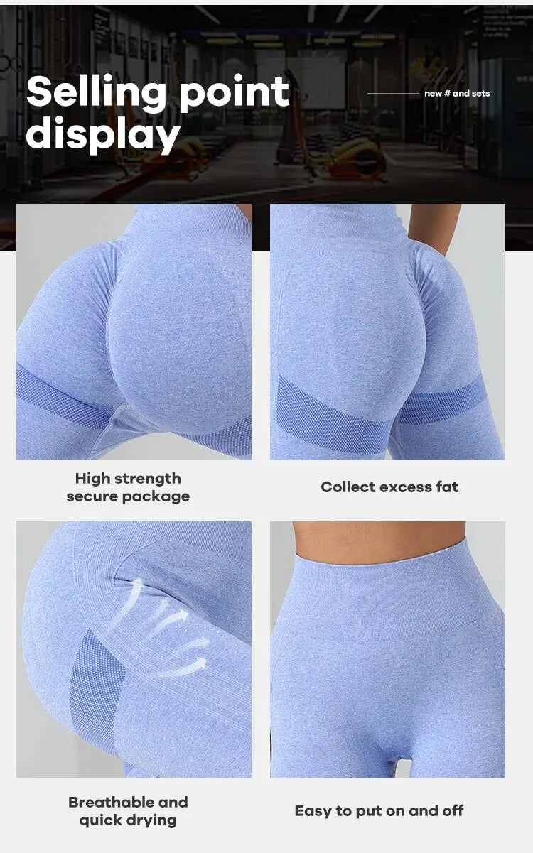 Seamless 2-Piece High Stretch Yoga Set