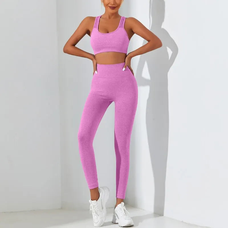 Seamless 2-Piece High Stretch Yoga Set