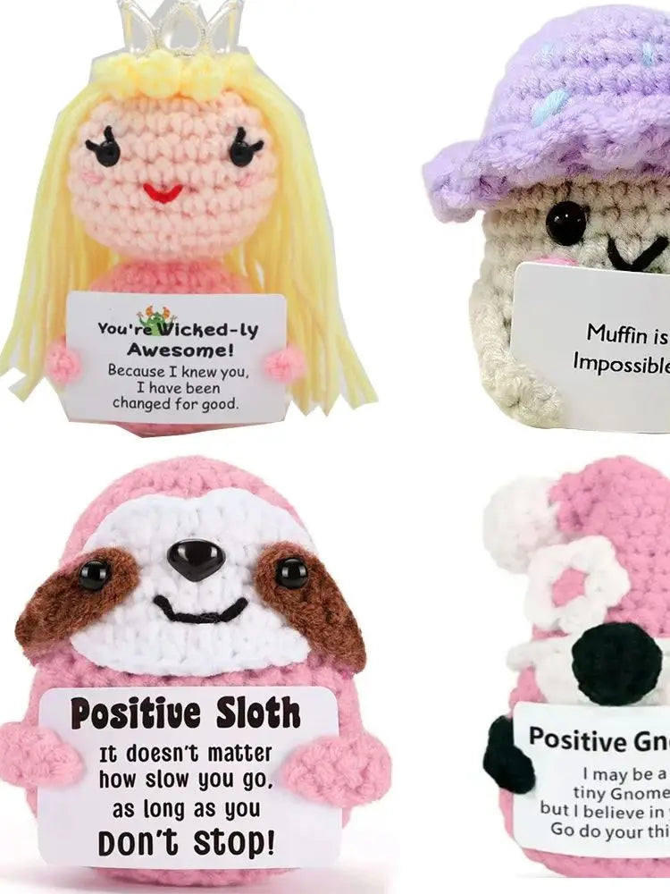 2025 Emotional Support Crochet Doll – Funny Gift & Decor