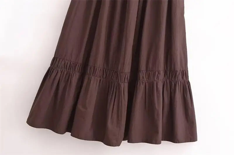 Women’s Summer Tube Top Dress – Hanging Neck, Chic Holiday & Party Long Dress