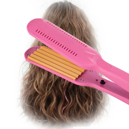 Professional Ceramic Hair Curler – Electric Crimper for Corrugated Waves & Styling