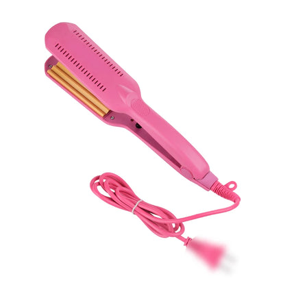 Professional Ceramic Hair Curler – Electric Crimper for Corrugated Waves & Styling