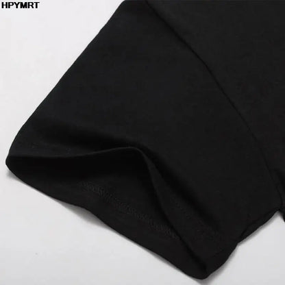 Summer Women’s Black T-Shirt – Solid Cotton, O-Neck, Short Sleeve, Casual & Sporty