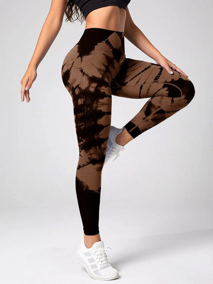 Women's Tie-Dye Scrunch Butt Leggings