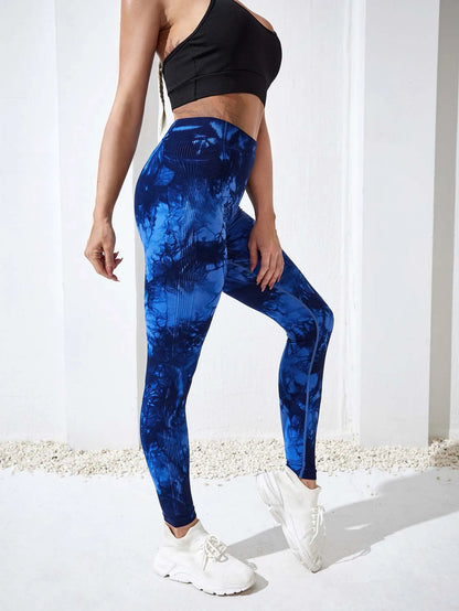 Women's Tie-Dye Push-Up Leggings