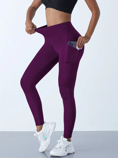 New High Waist Women's Leggings with Pockets