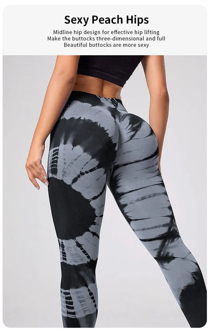 Women's Tie-Dye Scrunch Butt Leggings