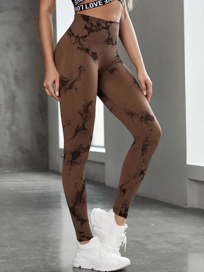Women's Tie-Dye Push-Up Leggings