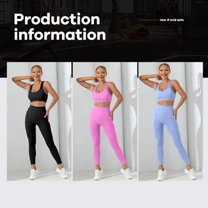 Seamless 2-Piece High Stretch Yoga Set