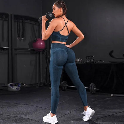 2-Piece Seamless Yoga Tracksuit Set