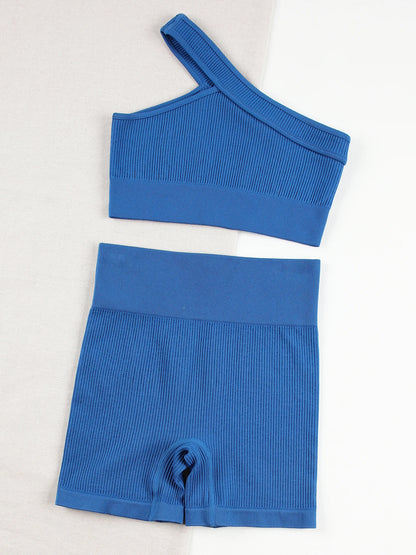 CHRLEISURE Seamless Ribbed Yoga Set