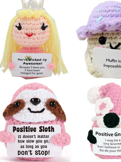 2025 Emotional Support Crochet Doll – Funny Gift & Decor